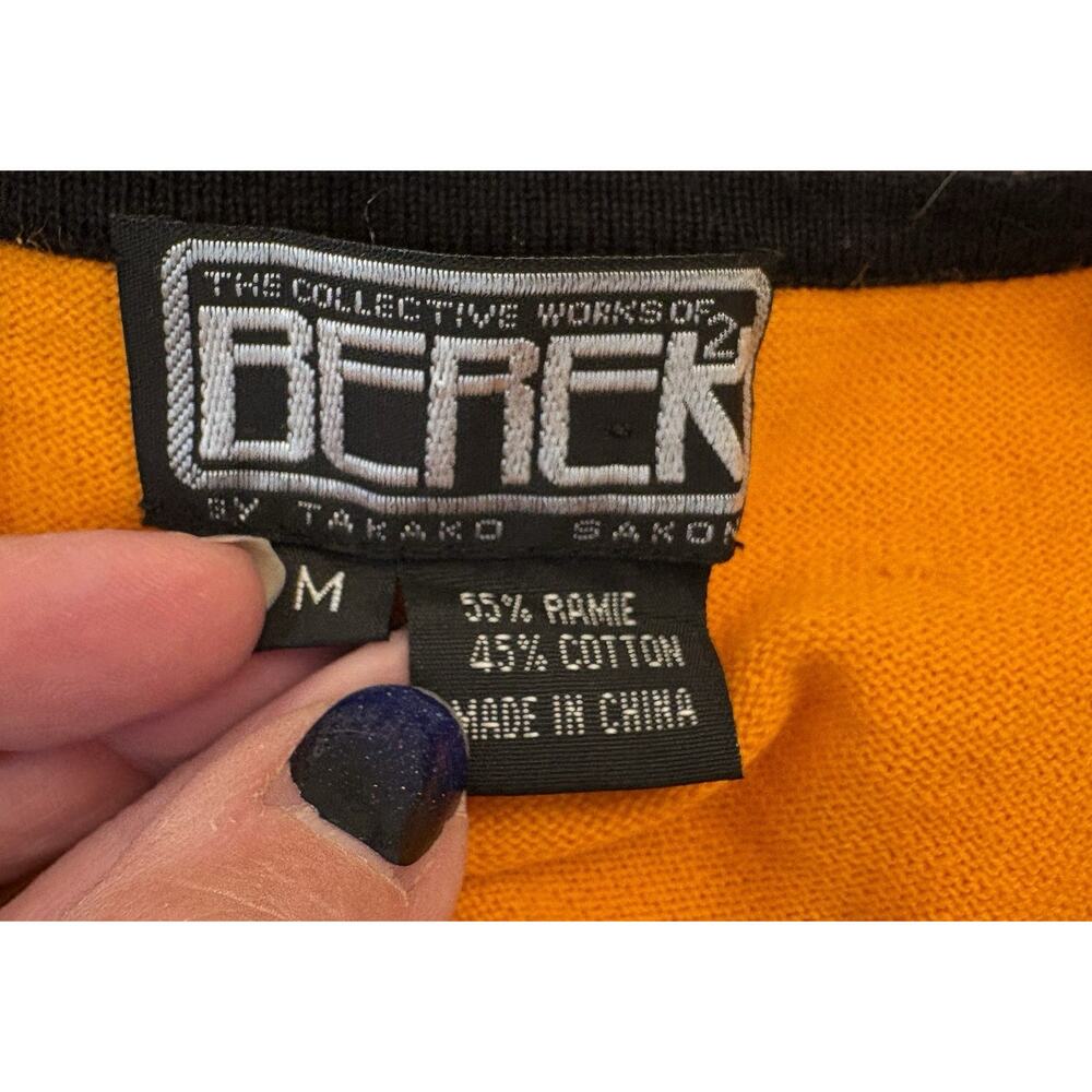 Vintage Berek Takako Sakon Halloween Beaded Zip Up Cardigan Women’s Medium - Picture 7 of 9